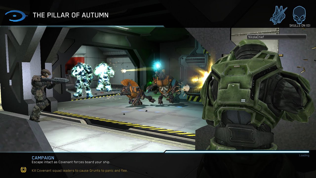 Halo CE MCC Modded - Halo Anniversary Reverse (Beta): Mission 1 - YouTube