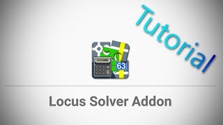 Locus Multi Solver Addon in Locus aufrufen