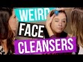4 Weird Facial Cleansers (Beauty Break)