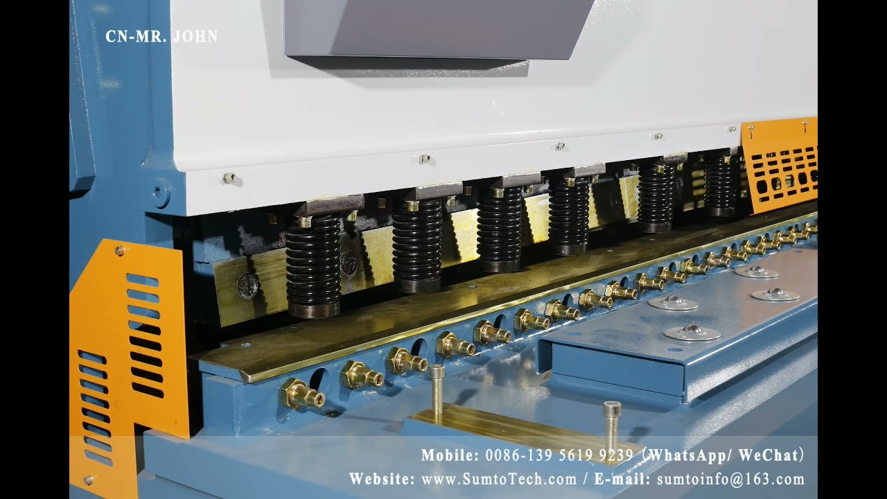 QC12K Series Hydraulic Swing Beam Shearing Machine