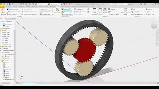 : |Tutorial|Creating a Planetary Gear with Inventor Studio|