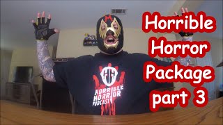 Horrible Horror Podcast St Louis goodie package (part 3)