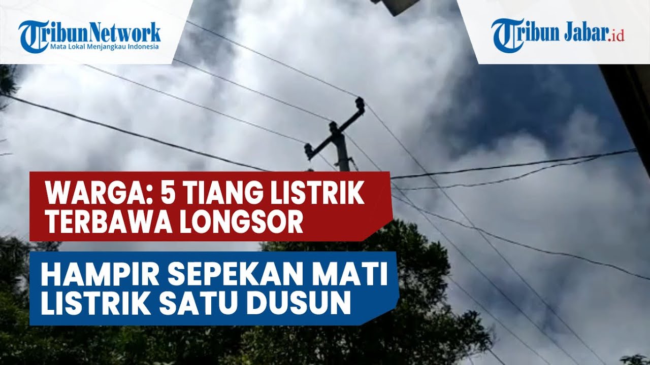Hampir Sepekan Listrik Satu Dusun Di Sukabumi Mati Warga 5 Tiang 