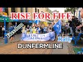 Dunfermline, RISE FOR FIFE, Freedom Rally, 6.08.2022, Scotland