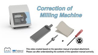 DWX-4 - Correction of Milling Machine