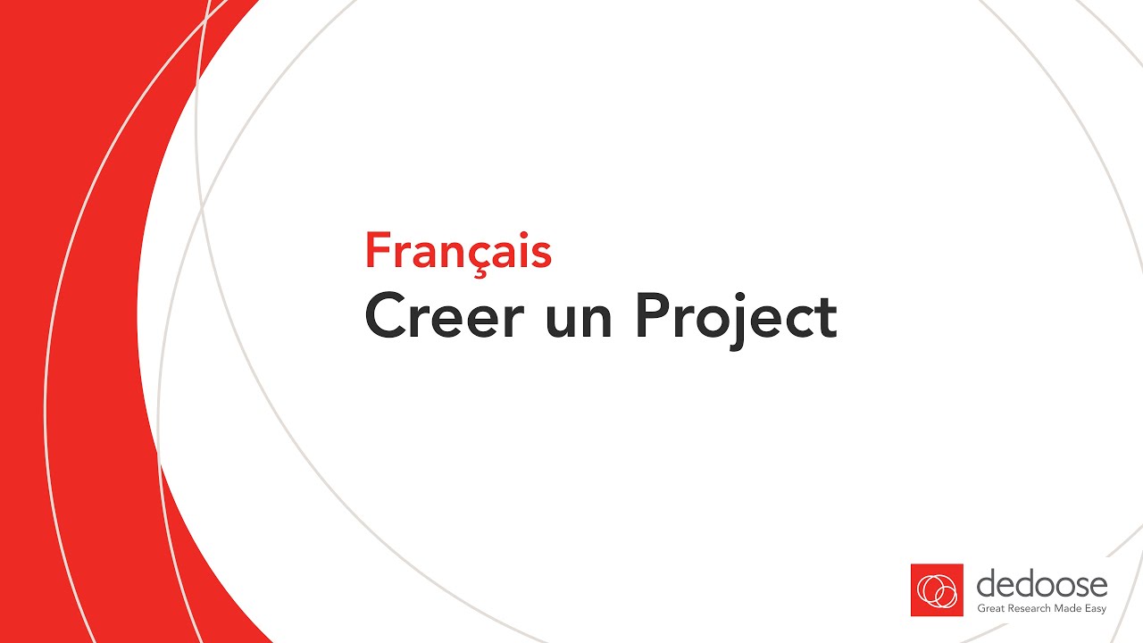 Creer Un Project French Video Collection Dedoose For Qualitative Creer un project french video collection dedoose for qualitative