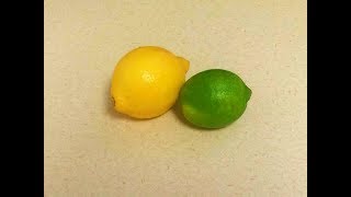 A Little Science Experiment With Lemons And Limes