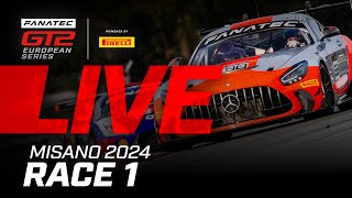 LIVE | Race 1 | Misano | 2024 Fanatec GT2 Europe