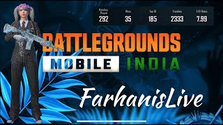 RANK PUSH BAND AB FULL RUSH GAMEPLAY | FARHANISLIVE | BGMI SERVER PROBLEM FIX HOGYA