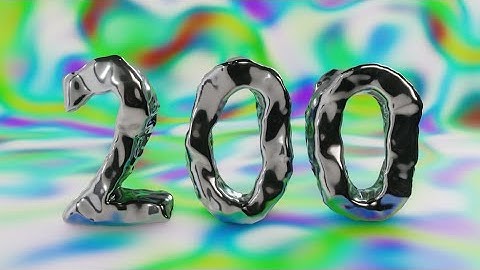 Number morphing animation with 200 seconds count up #blender