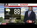 First Alert Forecast: Mostly sunny Monday (July 27)