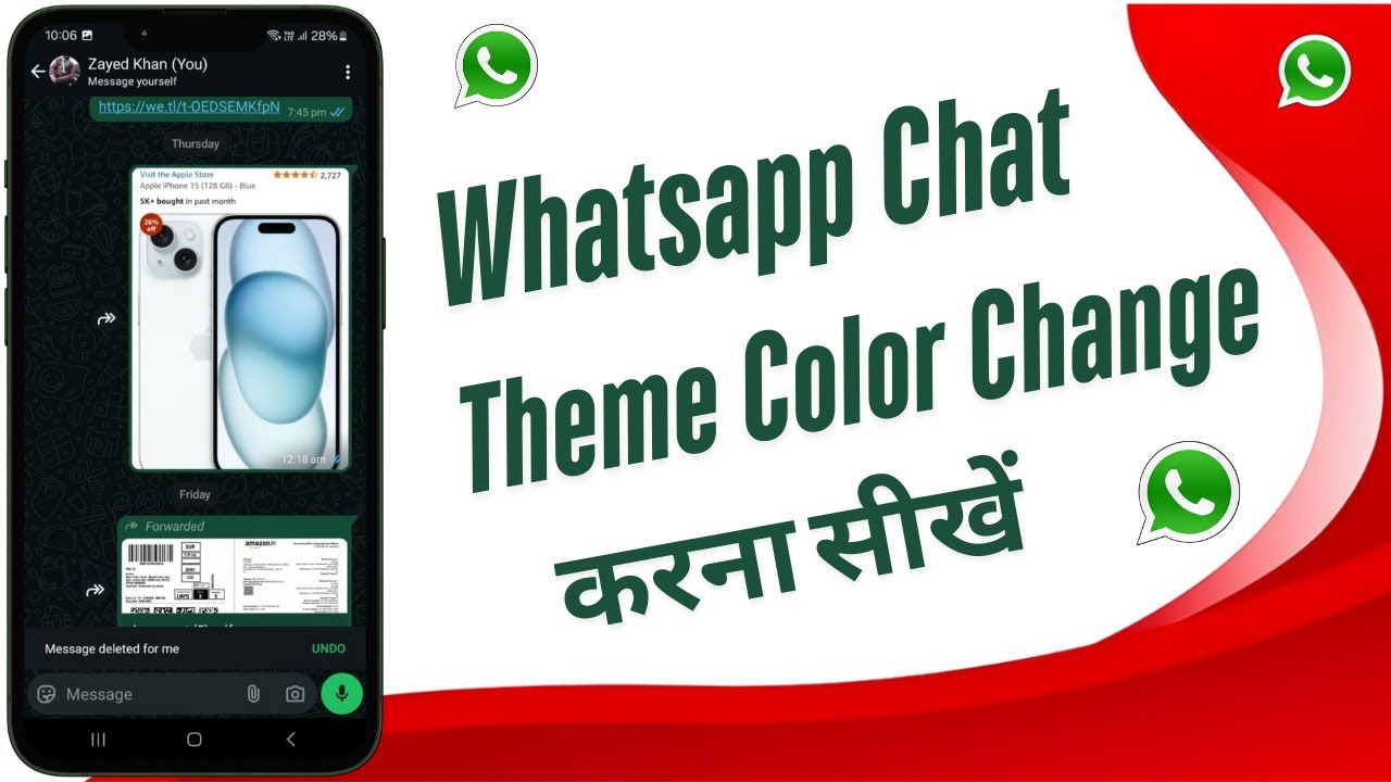 WhatsApp New Chat Themes | How to Change Chat Themes and Colour on WhatsApp for Android 2025