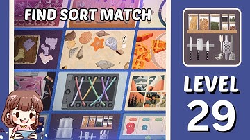 Find Sort Match Level 29 Walkthrough