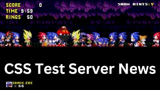 CSS TEST SERVER NEWS