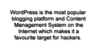 ♥ NEW ♥  WordPress Security | WordPress Security 2015
