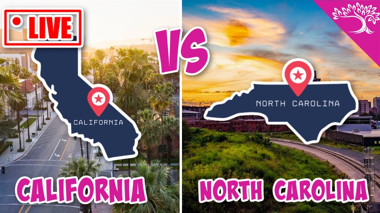 California VS Raleigh, NC YouTube