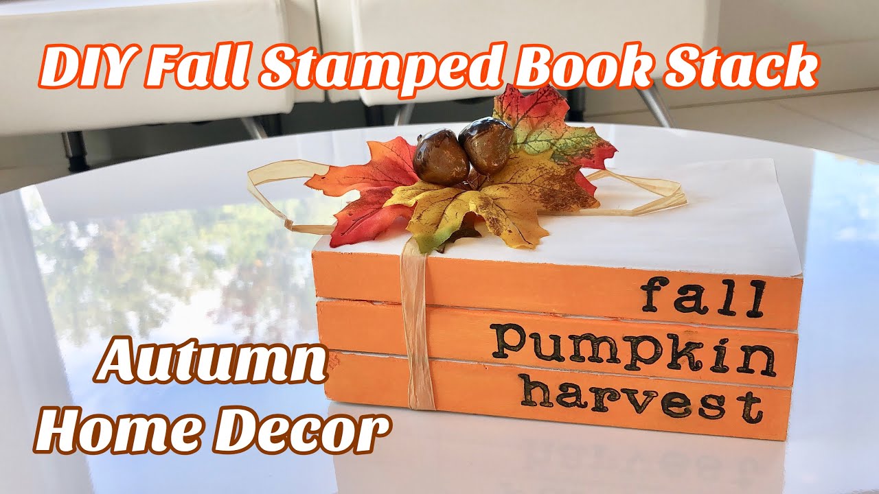 Autumn Book Stack