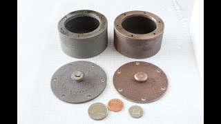 Copper-iron & copper-nickel 3D prints