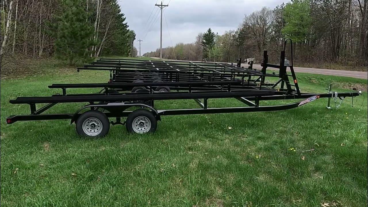 New MidAmerica Pontoon Trailer For Sale in WI YouTube