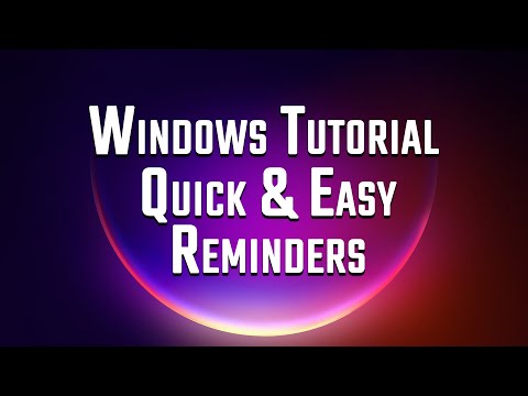 Windows 10 Quick Easy Reminder 