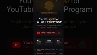 YouTube Monetization Criteria Explained Simply 🚀 #shorts #educationalvideo #youtubepartnerprogram