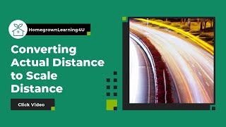 Converting Actual Distance to Scale Distance
