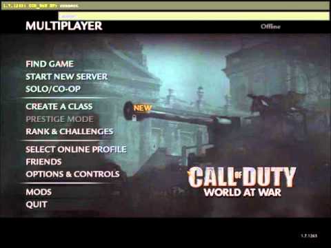 call of duty world at war patch 1.3-1.4