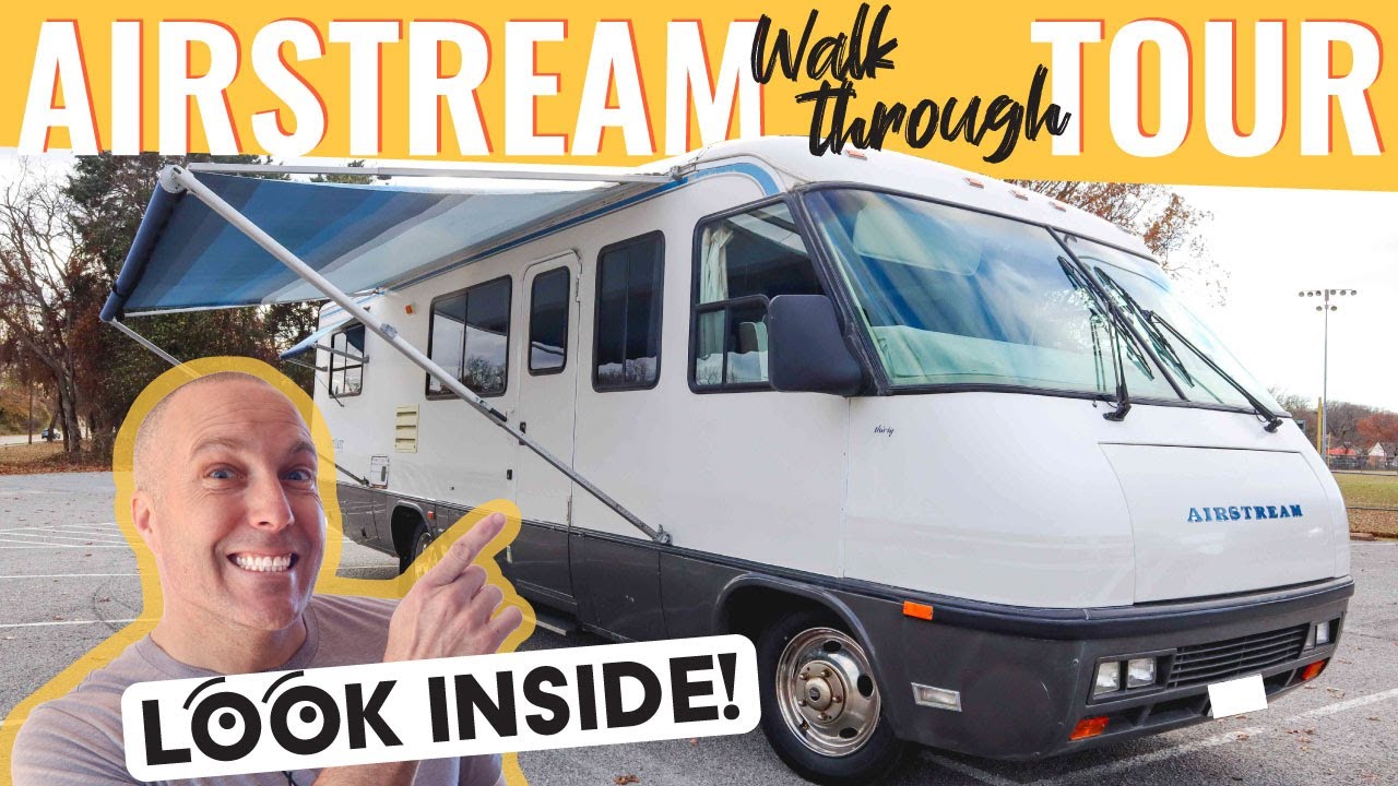1994 Airstream Land Yacht Motorhome Tour | Full RV Walk Through of a  Vintage Airstream