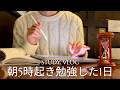 【朝5時起きカフェ勉強】花粉症で眠れず早朝勉強する司法書士を目指す社会人のStudy vlog