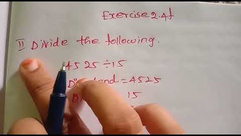 5th std maths numbers division exercise2.4f (1to3) chapter2 term1