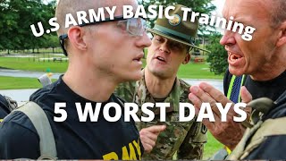 5 WORST days in BASIC TRAINING
