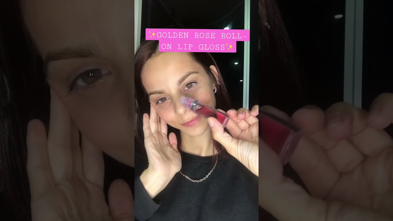 GOLDEN ROSE ROLL-ON LIP GLOSS💓✨