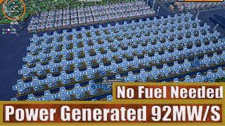 Foundry - Massive Power Generated Solar Panel 92MW/S - No Fuel Needed
