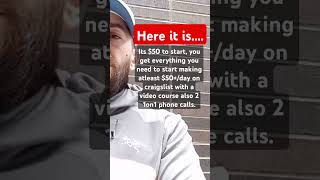 POV: $50+ a day on Craigslist