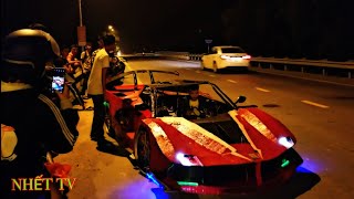 Ferrari Tự Chế Đi Ban Đêm Sẽ Ntn | Homemade Ferrari Goes At Night
