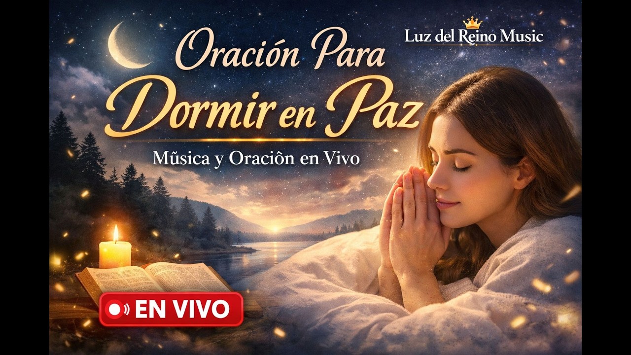 🔴 Música Cristiana Relajante | Oración Para Dormir Luz del Reino #musicacristiana  #luzdelreinomusic