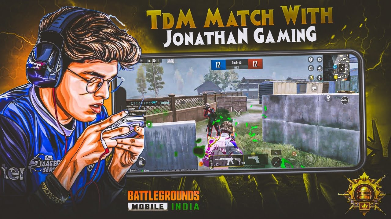 BGMI TDM MATCH WITH JONATHAN GAMING FULL VIDEO @JONATHANGAMINGYT - YouTube