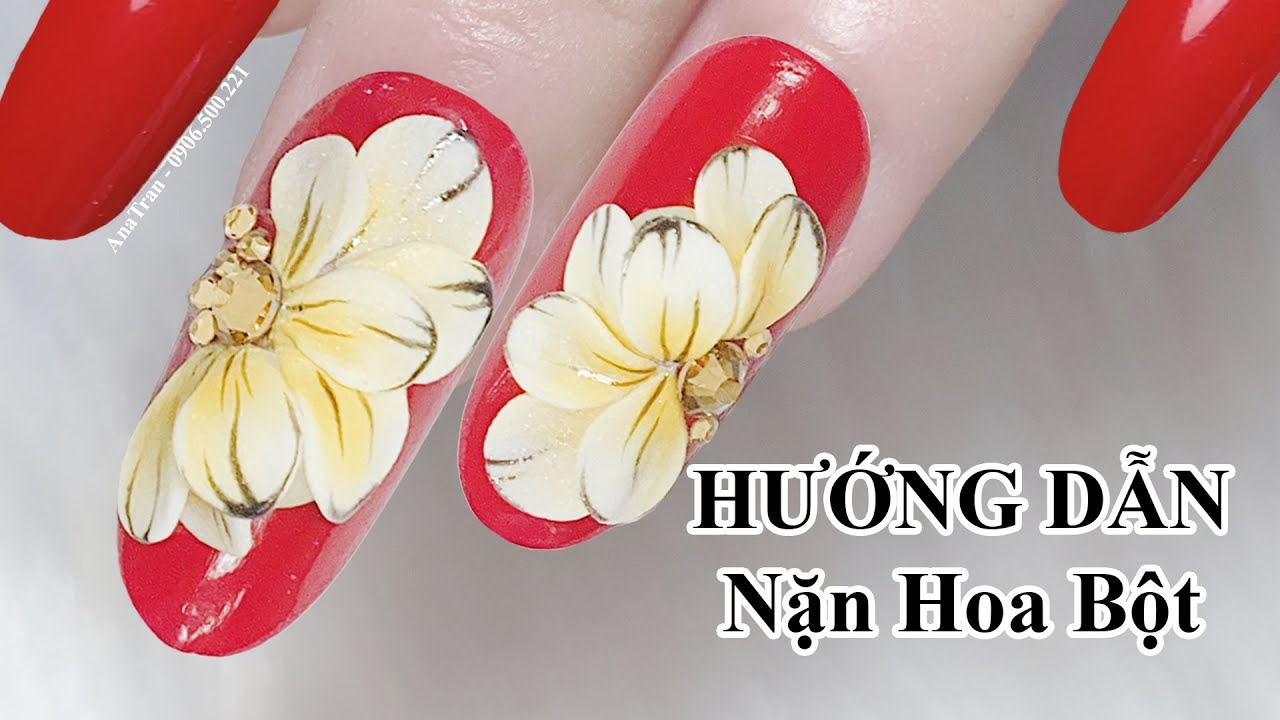 Hướng Dẫn Nặn Hoa Bột Nail Fan Từ A đến Z