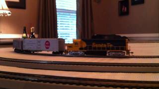 Triple loop on ho scale make shift layout