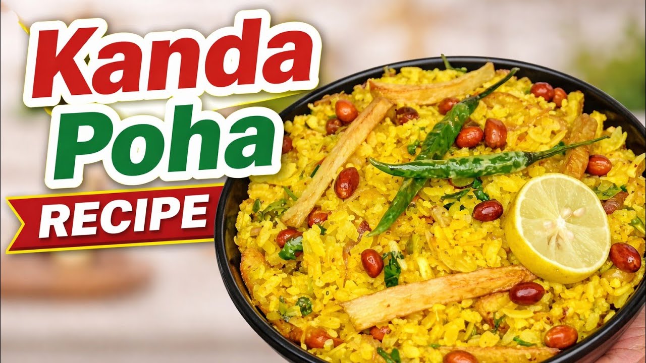 पोहा बनाने का आसान तरीक | Mumbai Style Kande Poha | Batata Poha Recipe ♥️