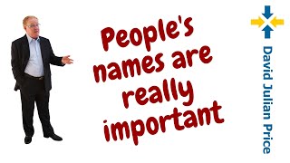 People's names are really important