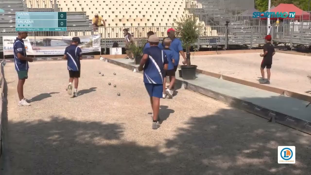 Miniature : Mondial La Romanaise à pétanque : Garin / Salazar