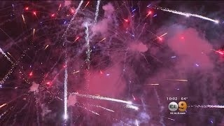 Fireworks light up the skies over southern california