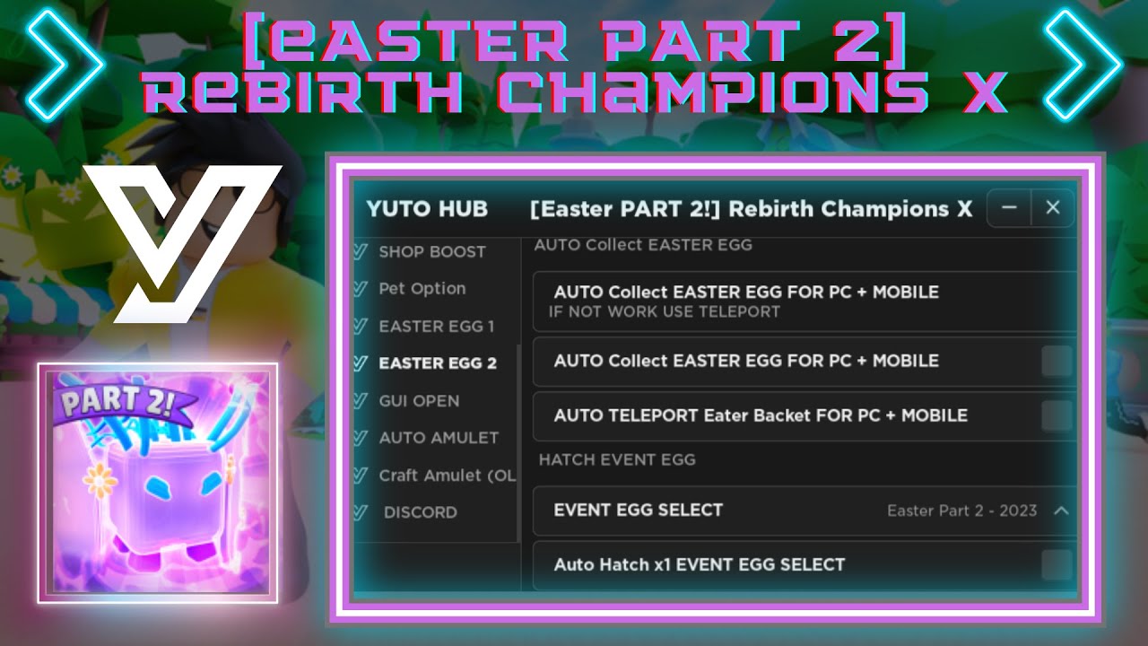 Rebirth Champions X GUI