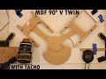90º V twin/V8 section MDF model demonstration. Not a firing order video (breaks but doesn't explode)