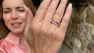 Handmade Multi-Color Eternity Ring