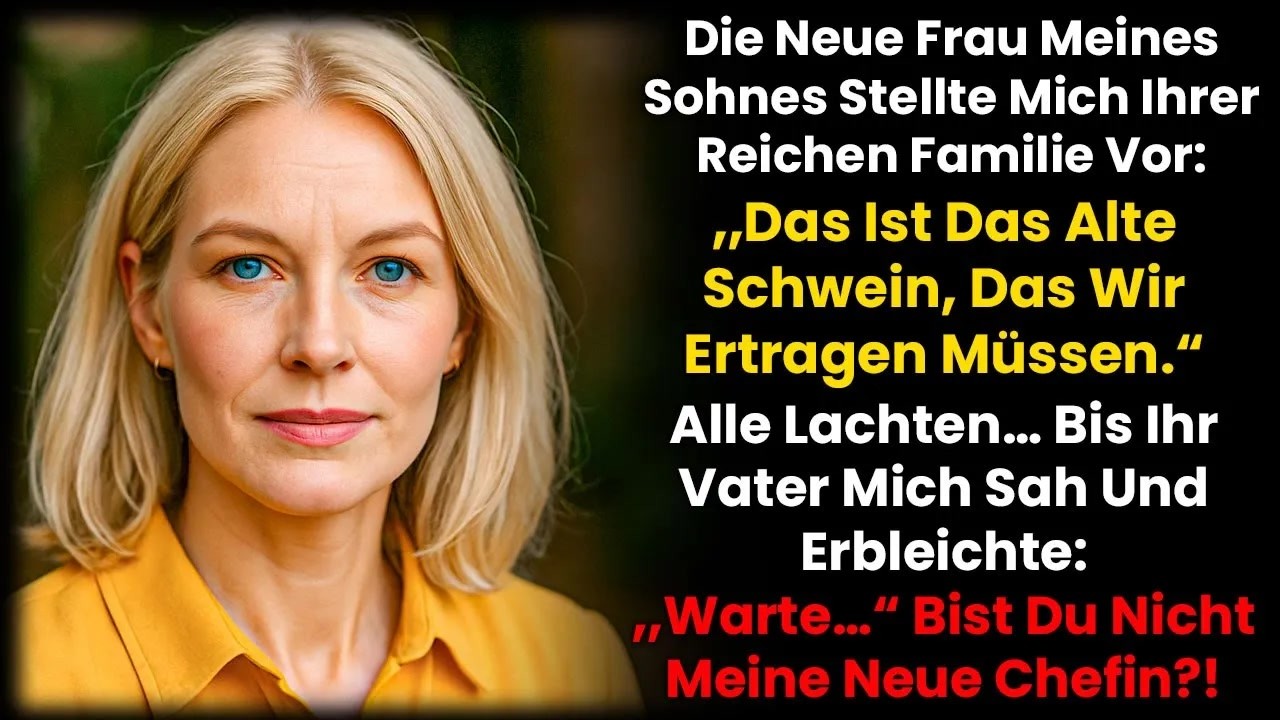 Das Glas Sekt zitterte in meiner Hand, als ich Valeries Lachen hörte, klar und schneidend wie berstendes Glas. „Das ist meine Schwiegermutter, ein altes Schwein.“ Sonst hörte es niemand, aber in...