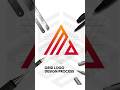 Adobe Illustrator 2025 Tips - How To Create MD Letter Logo Design Process #GfxHunters #short