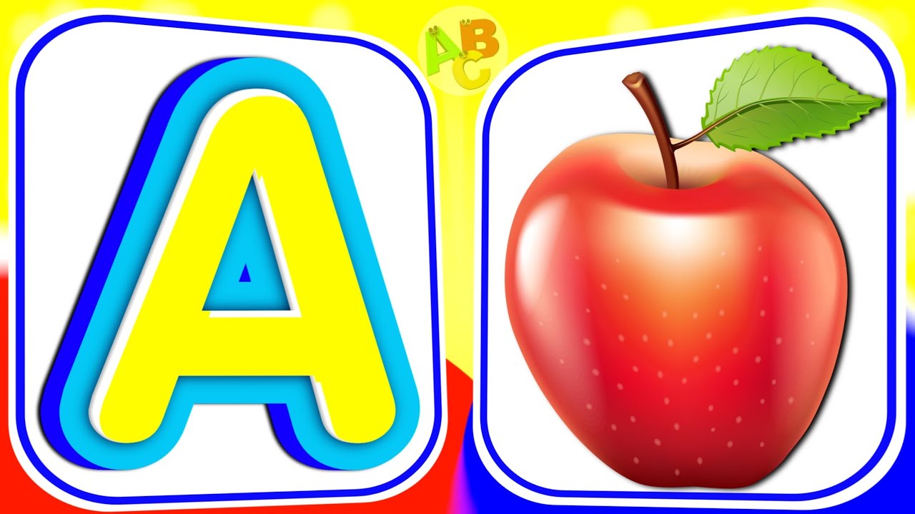 ABC Phonics Song 🔤 A is for Apple 🍎 | A for Apple B for Ball | ABC ...