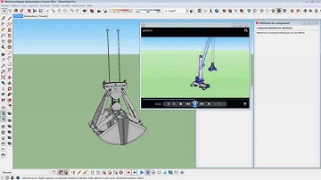 Part 2/3 : SketchUp Dynamic component and animation by Sea-tech (Fr sub EN)